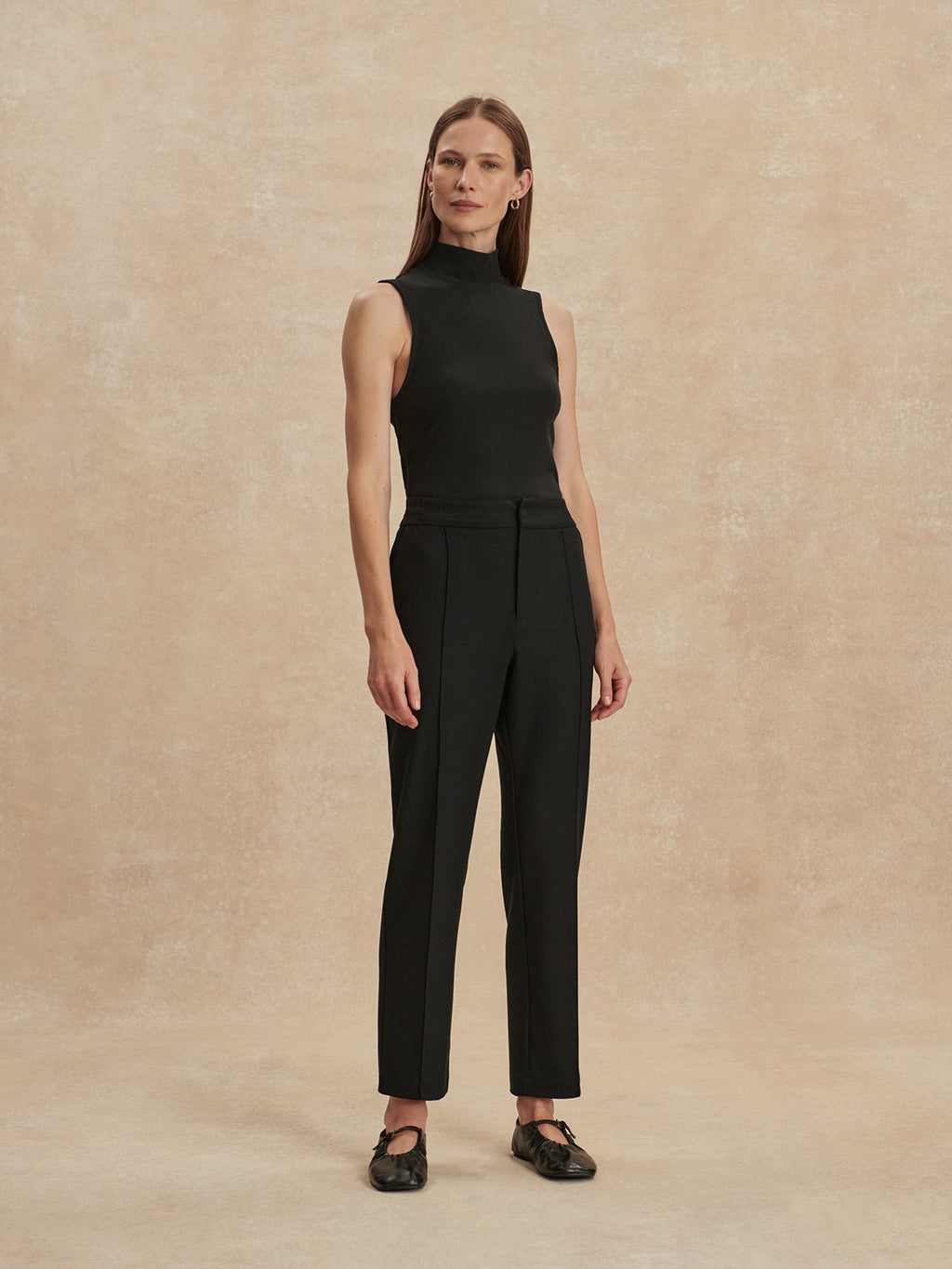 Rowena Tapered Leg 27 Black - Varley