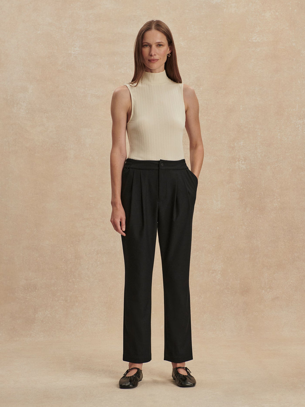 Martha Reg Tapered Leg 29 Black - Varley
