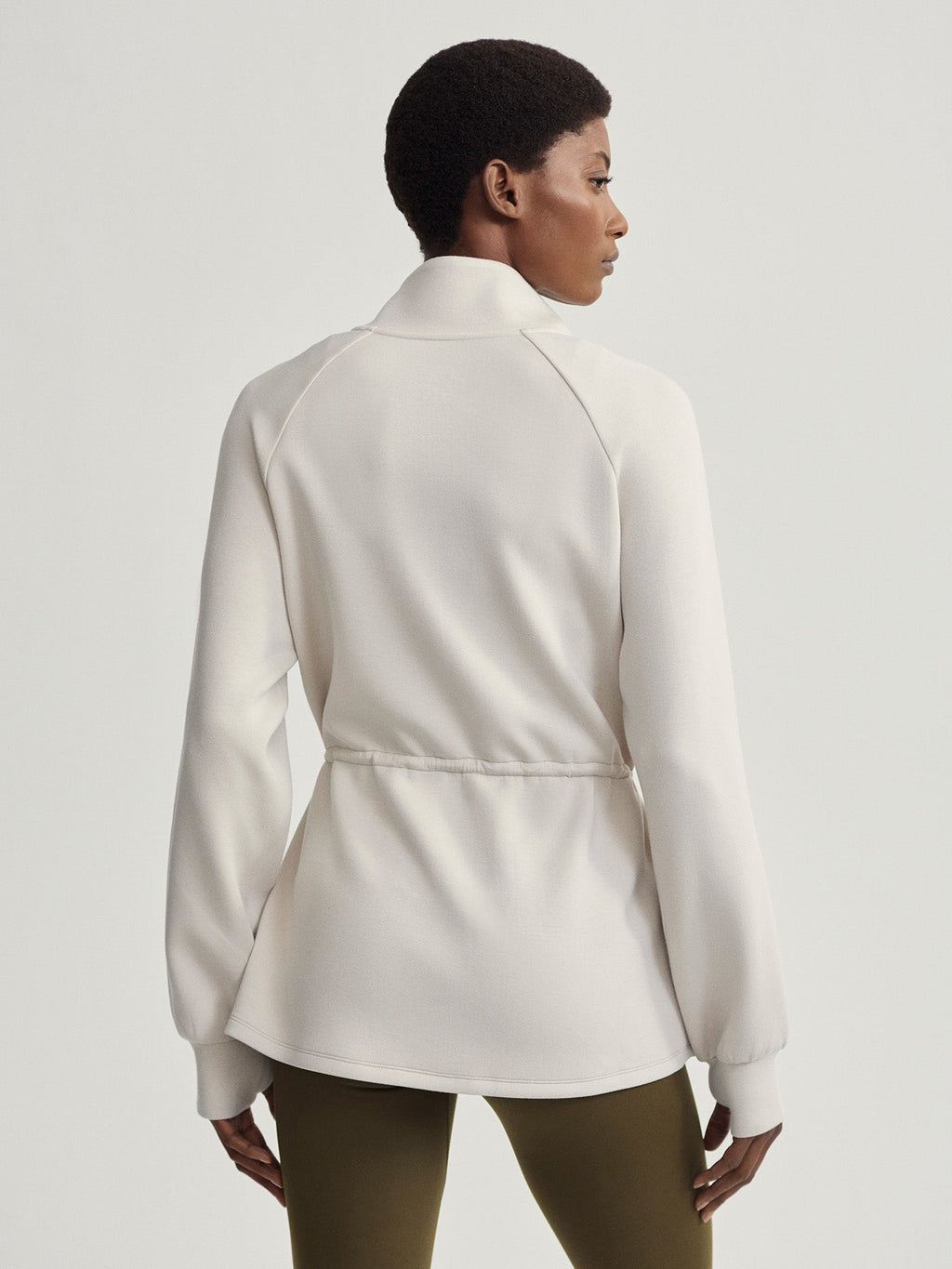 Ailsa Zip-Through Active Sweatshirt Rainy Day - Varley