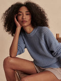 Clay Knit Sweat | VARLEY US Rain Blue - Varley