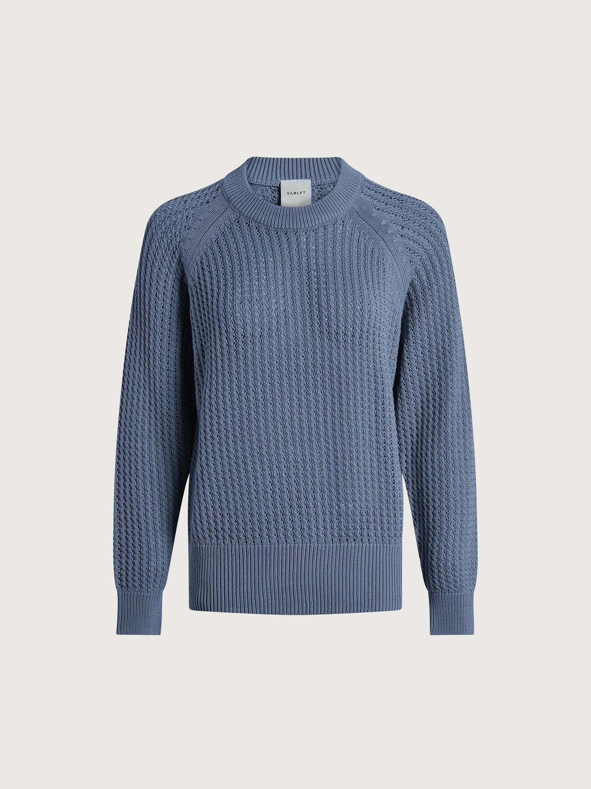 Clay Knit Sweat | VARLEY US Rain Blue - Varley