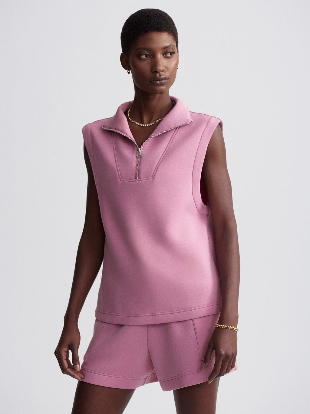 Magnolia Half-Zip Tank | VARLEY US Foxglove - Varley