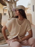 Sidra Dropped Sleeve Cardigan Birch - Varley