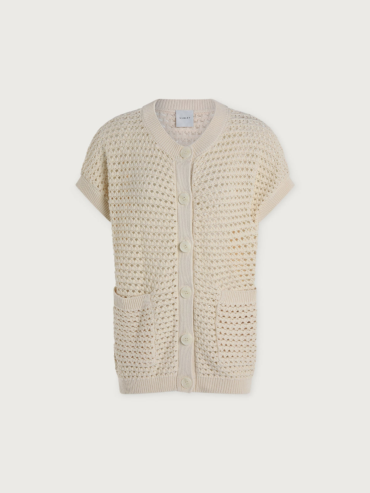 Sidra Dropped Sleeve Cardigan Birch - Varley