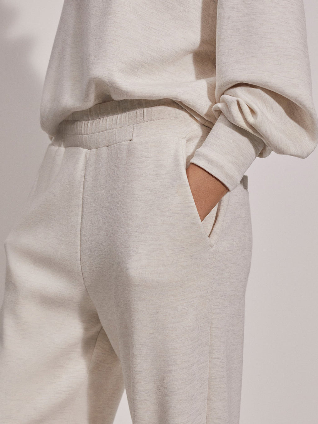 The Relaxed Pant 25" | VARLEY US Ivory Marl - Varley