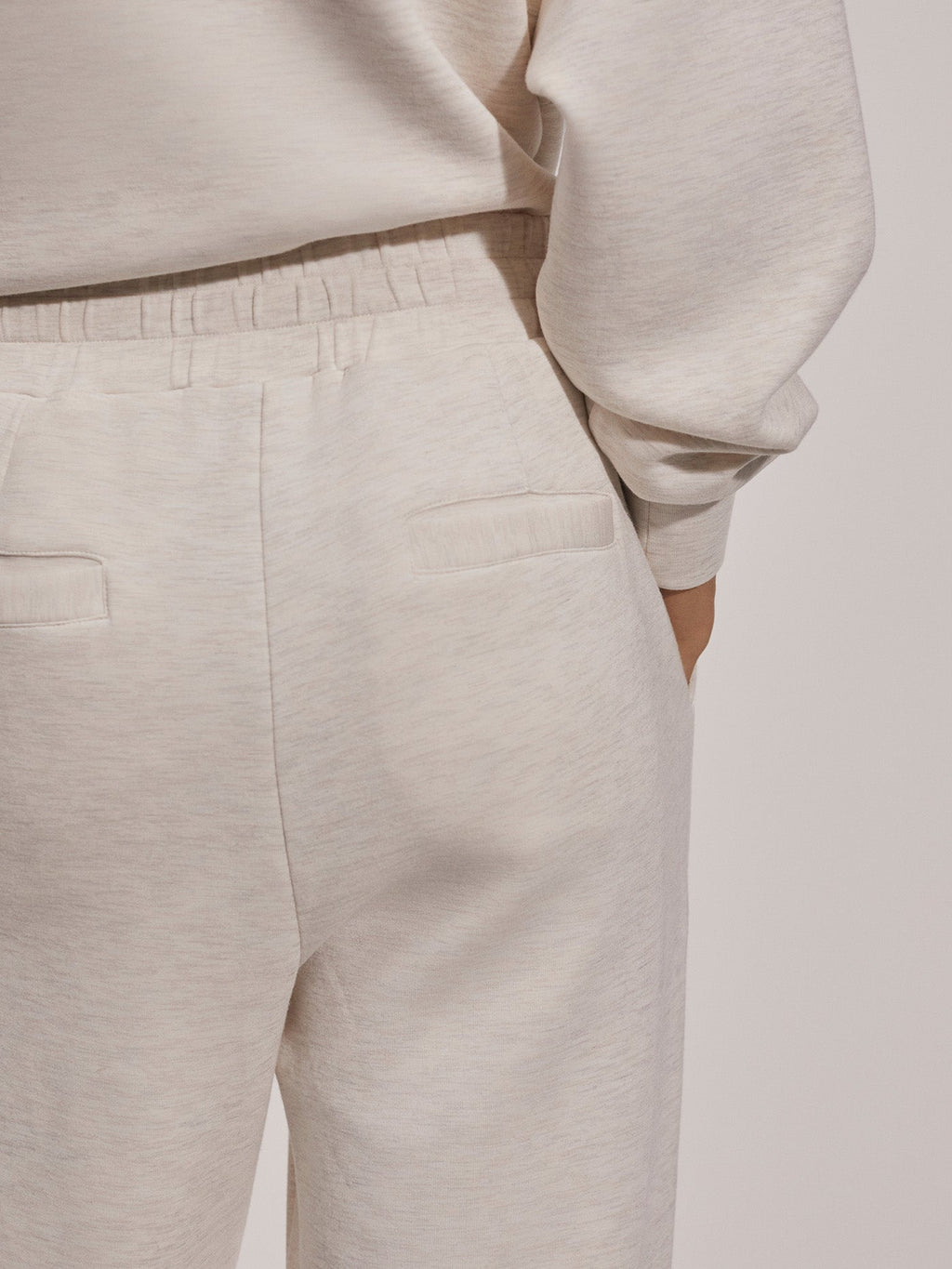 The Relaxed Pant 25" | VARLEY US Ivory Marl - Varley