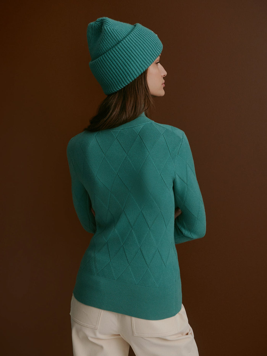 Lawson Half Zip Knit Deep Sea - Varley