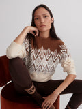 Siren Jacquard Sweater 2.0 Cocoa Dust - Varley