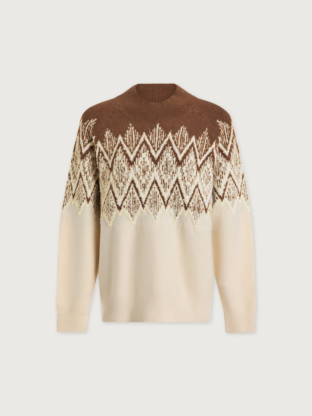 Siren Jacquard Sweater 2.0 Cocoa Dust - Varley