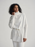 Suffolk Longline Sweat Ivory Marl - Varley