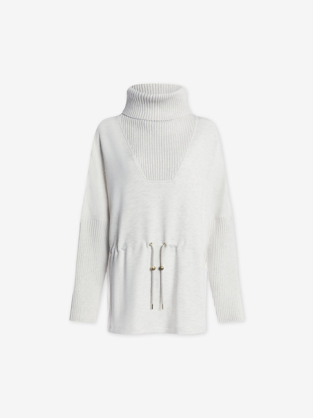 Suffolk Longline Sweat Ivory Marl - Varley