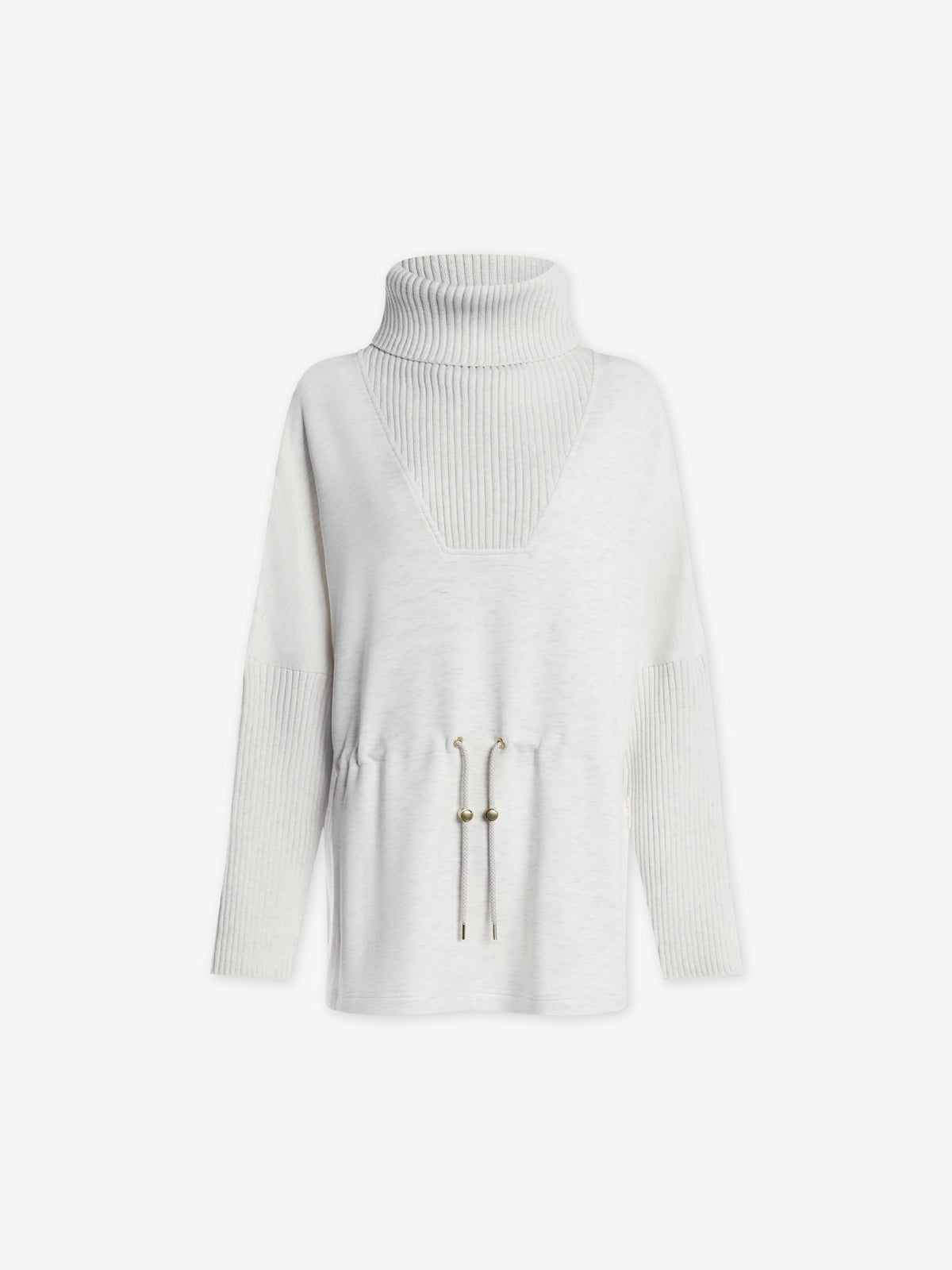 Suffolk Longline Sweat Ivory Marl - Varley