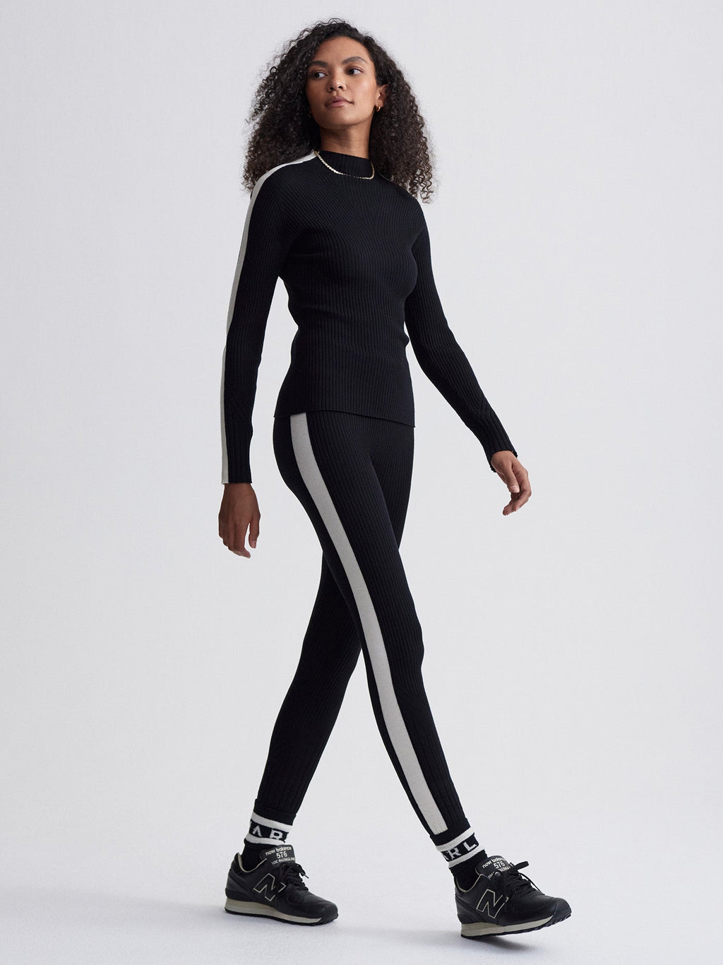 Wilshire Mockneck Knit Black - Varley