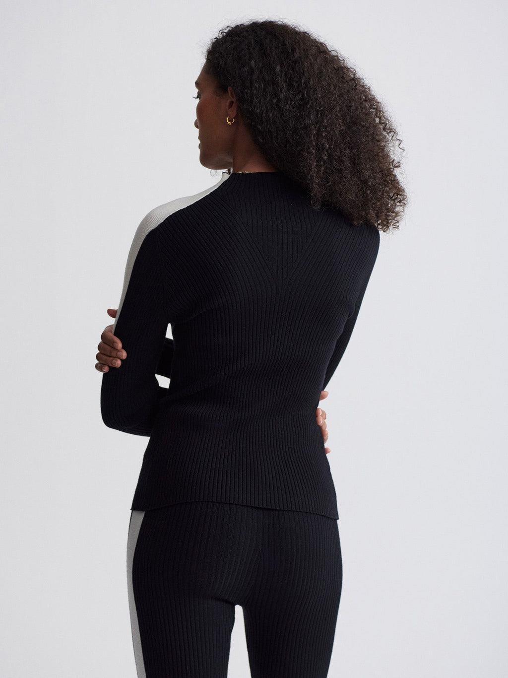 Wilshire Mockneck Knit Black - Varley