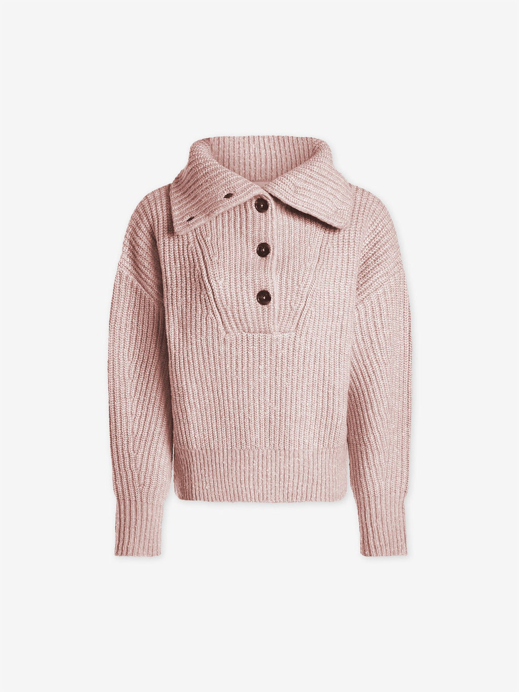 Peverel Button Placket Knit | VARLEY US Woodrose - Varley
