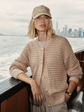 Kris Relaxed Fit Knit Cardigan | VARLEY US Light Taupe - Varley