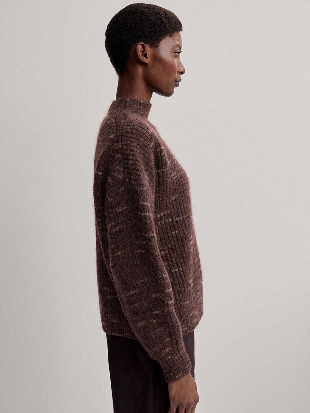 Albion Knit | VARLEY US Coffee Bean/ Pale Mauve - Varley