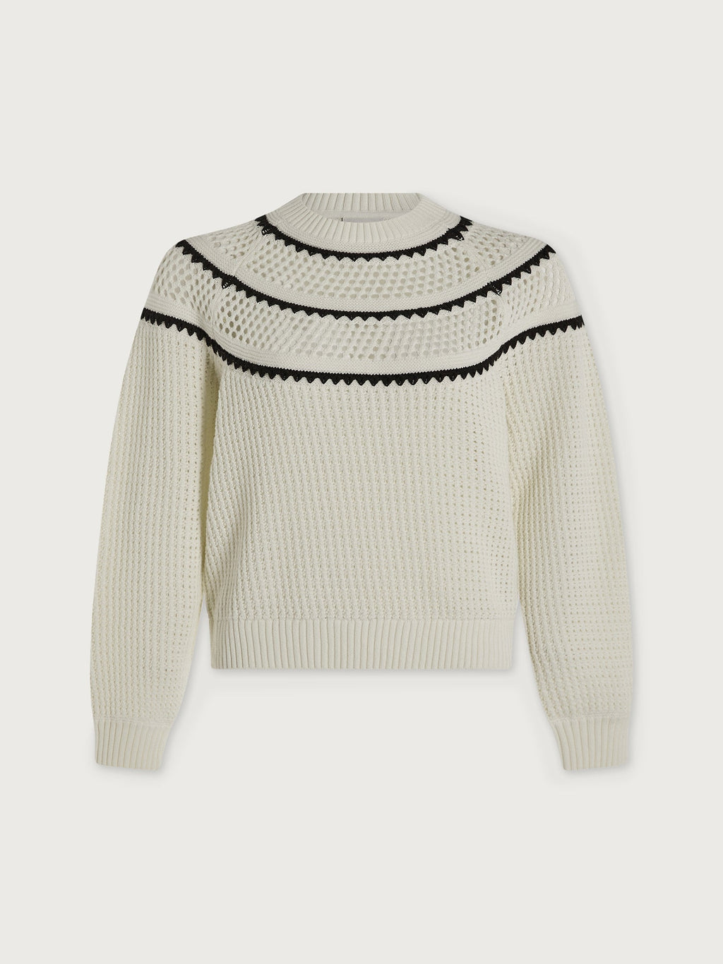 Padbury Pointelle Knit Sweater Egret - Varley