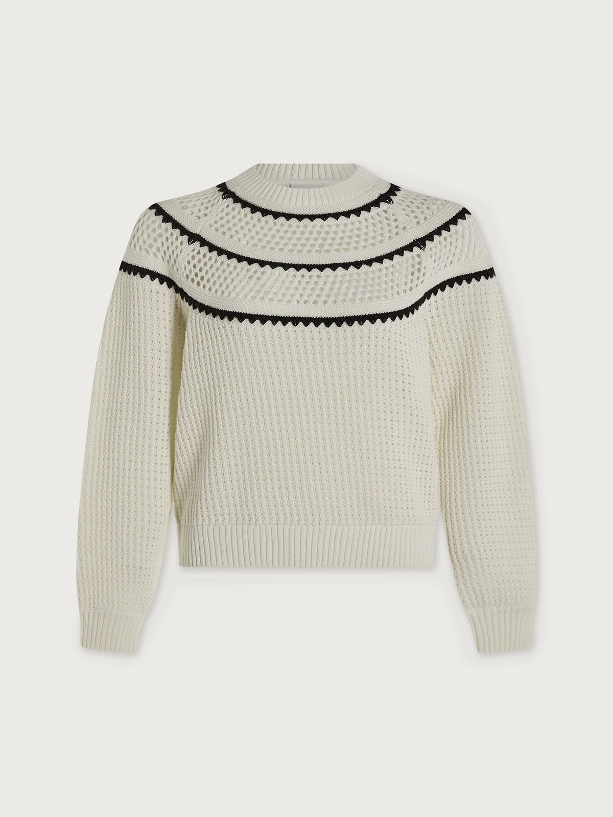 Padbury Pointelle Knit Sweater Egret - Varley